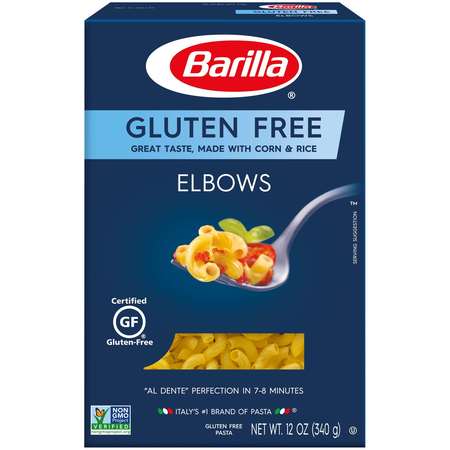 BARILLA Barilla Gluten Free Elbow Pasta 12 oz., PK8 1000011512